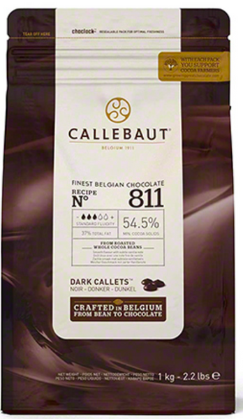 Callebaut 54.5% '811' Dark Callets - Chocolate Man