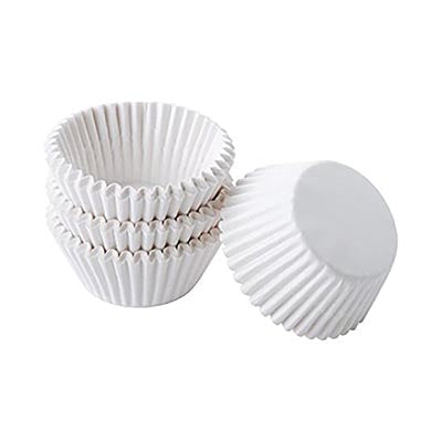Glassine Truffle Cups - WHITE