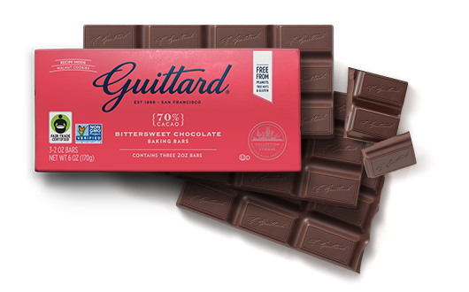 Guittard "Bittersweet Chocolate Baking Bars" 70% (Box of 3 - 2oz bars)