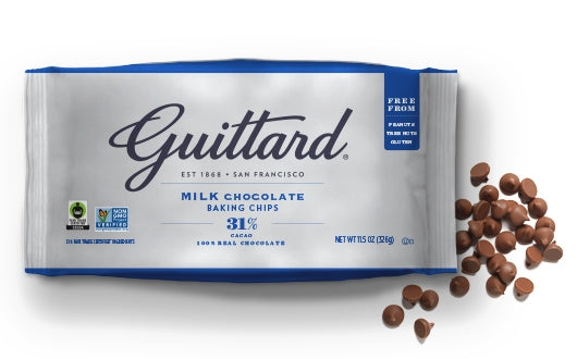 Guittard "Milk Chocolate Baking Chips" 31% (11.5 oz bag)