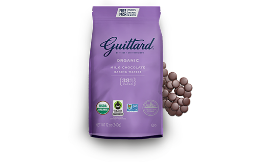 Guittard "Milk Chocolate Organic Wafers" 38% (12 oz bag)