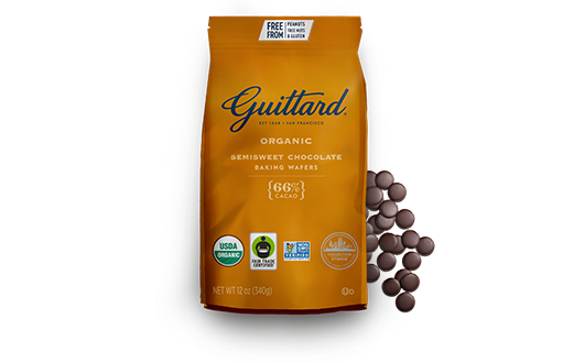 Guittard "Semisweet Chocolate Organic Wafers" 66% (12 oz bag)