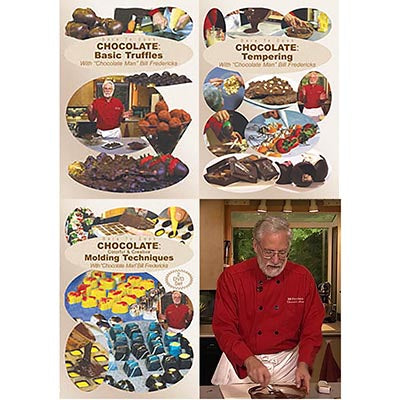 'Dare To Cook Chocolate' 4-part Video Series feat. Bill the Chocolate Man (all videos sold separately)