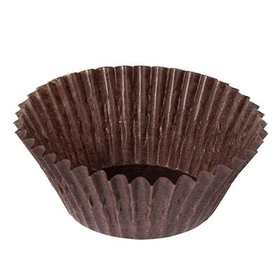 Glassine Truffle Cups - BROWN