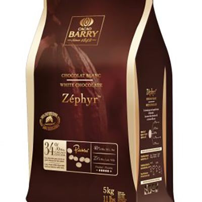 Cacao Barry 34% 'Zéphyr' White Chocolate Callets
