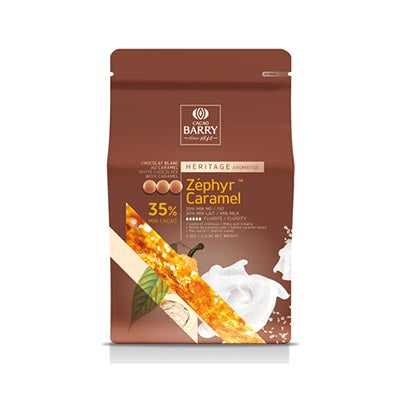 Cacao Barry Zéphyr™ Caramel 35% Caramelized White Couverture