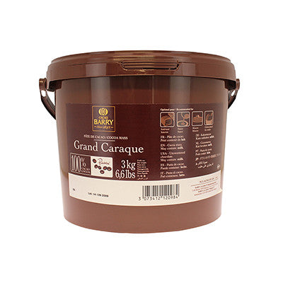 Cacao Barry 100% 'Grand Caraque' Unsweetened Chocolate Callets