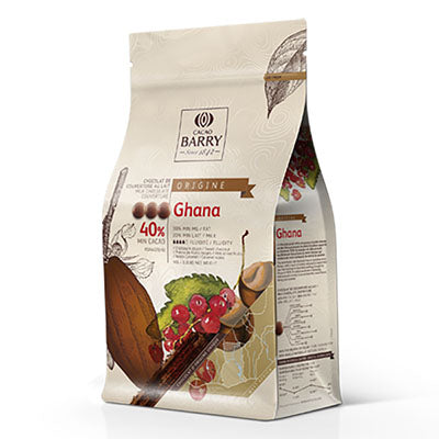 Cacao Barry "Ghana" 40% Milk Chocolate Callets