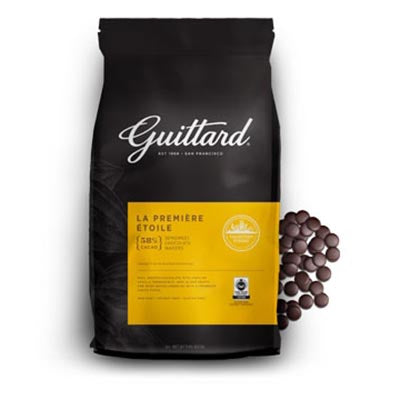 Guittard 58% 'La Premiere Etoile' Semisweet Chocolate Callets