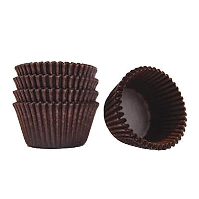 Glassine Truffle Cups - BROWN