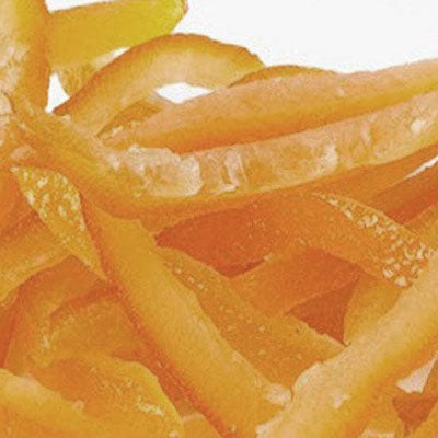 Orange Peel, strips, glacéd (.50 lb) OUT OF STOCK